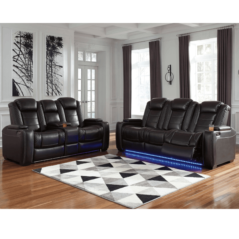 Party Time Recliner Sofa and Loveseat by Ashley