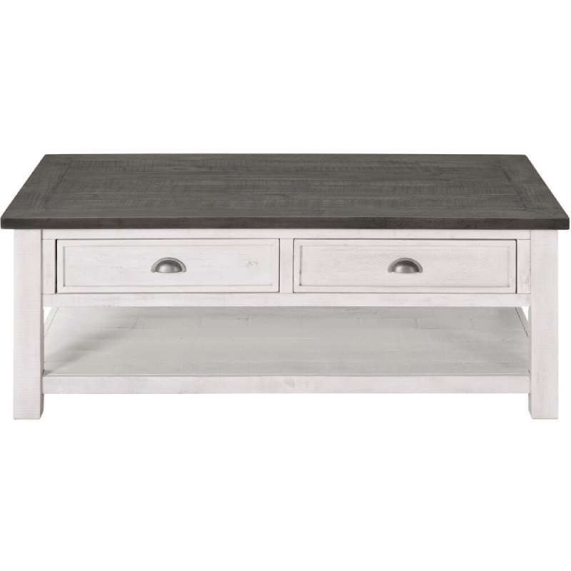 Monterey White and Grey Coffee Table by Martin Svensson Home