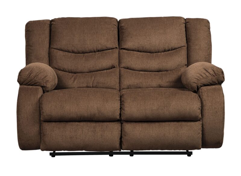 98605-86- Tulen Reclining Sofa and Loveseat in chocolate by Ashley product image