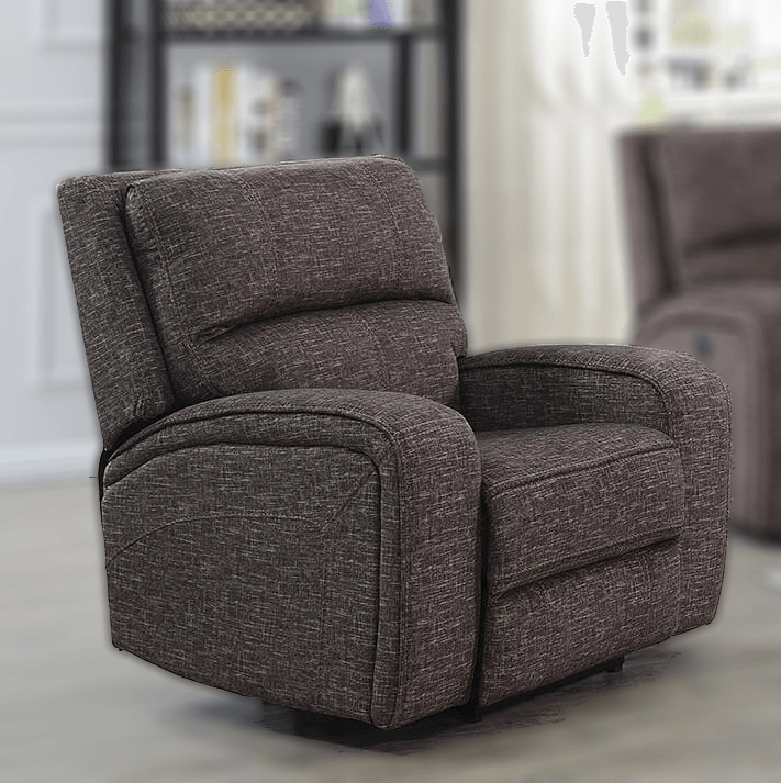 Porto Power Recliner in Brown Fabric By WFI
