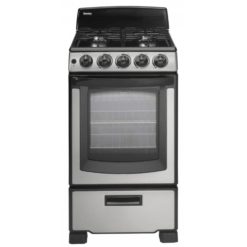 DR202BSSGL Danby 20" Stainless Steel Gas Stove product image
