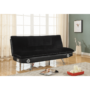 lack leatherette Sofa Bed with bluetooth Speakers by coaster product image