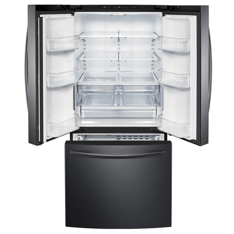 Samsung 21.6 CU.FT French Door Refrigerator RF220NCTASG product image Open