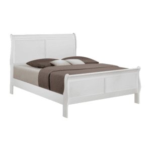 Louis Philip Bed in White By Crown Mark – Twin