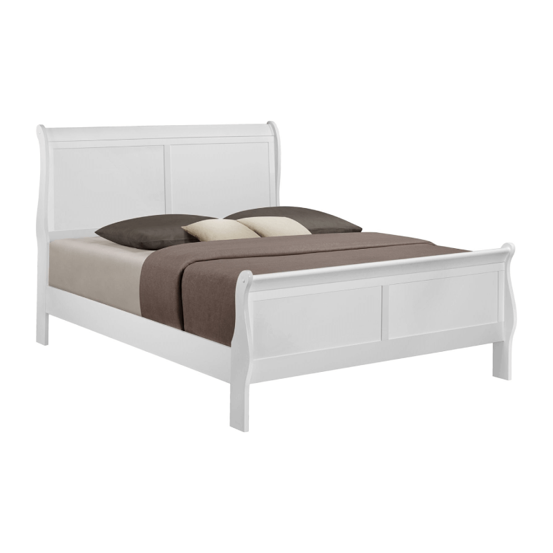 Louis Philip Bed in White By Crown Mark