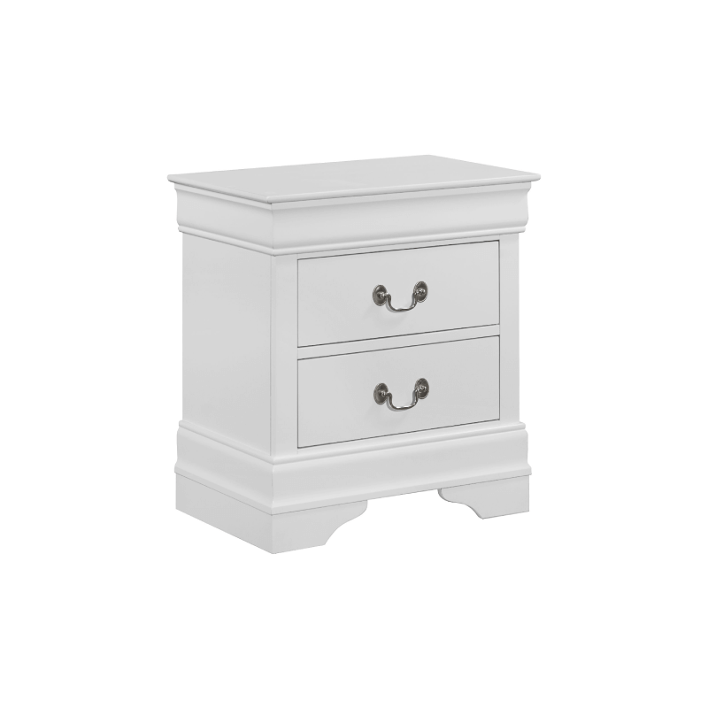 Louis Philip in White Nightstand By Crown Mark