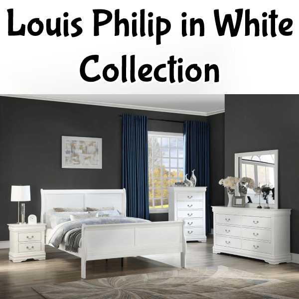 Louis Philip in White Collection By Crown Mark