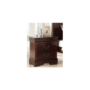 Crown Mark B3800 Louis Philip in Cherry Nightstand with 2 drawers and handles product image