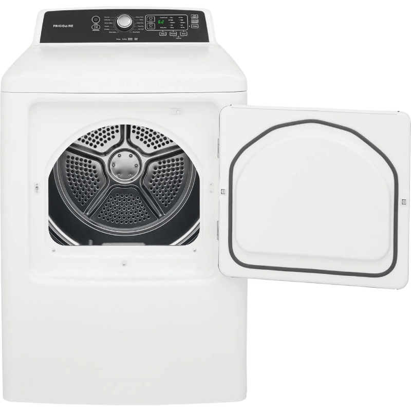 FFRG4120SW Frigidaire 6.7 Cu. Ft. Free Standing Gas Dryer open door product image