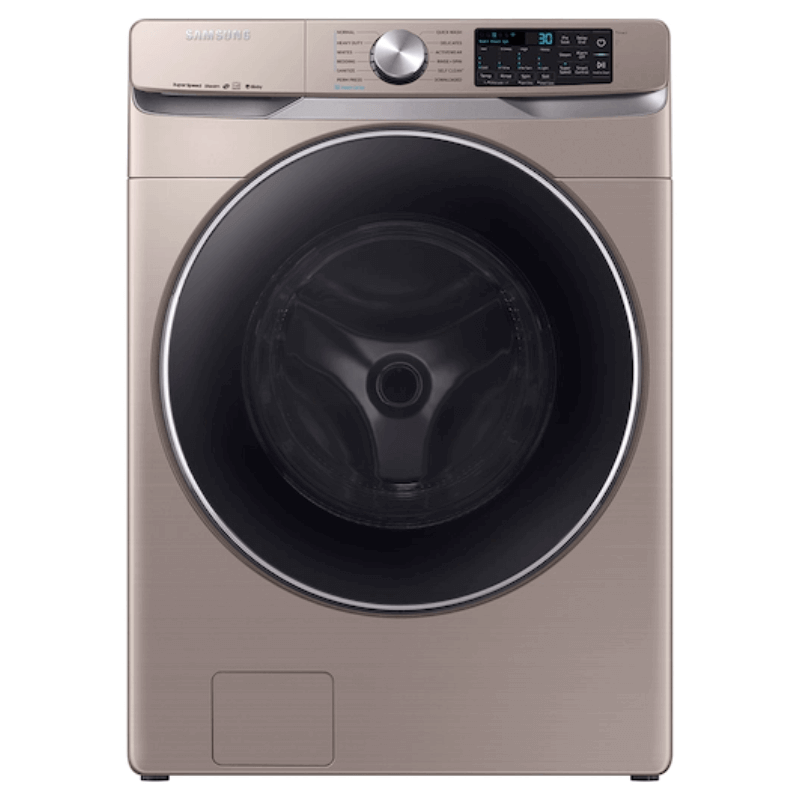 Samsung 27" 7.5 Cu. Ft. Front Loading Gas Dryer with 10 Dryer Programs, 9 Dry Options, Sanitize Cycle, Wrinkle Care & Sensor Dry - Champagne DVG45R6100C product image