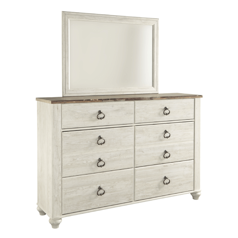Willowton dresser mirror by ashley product image