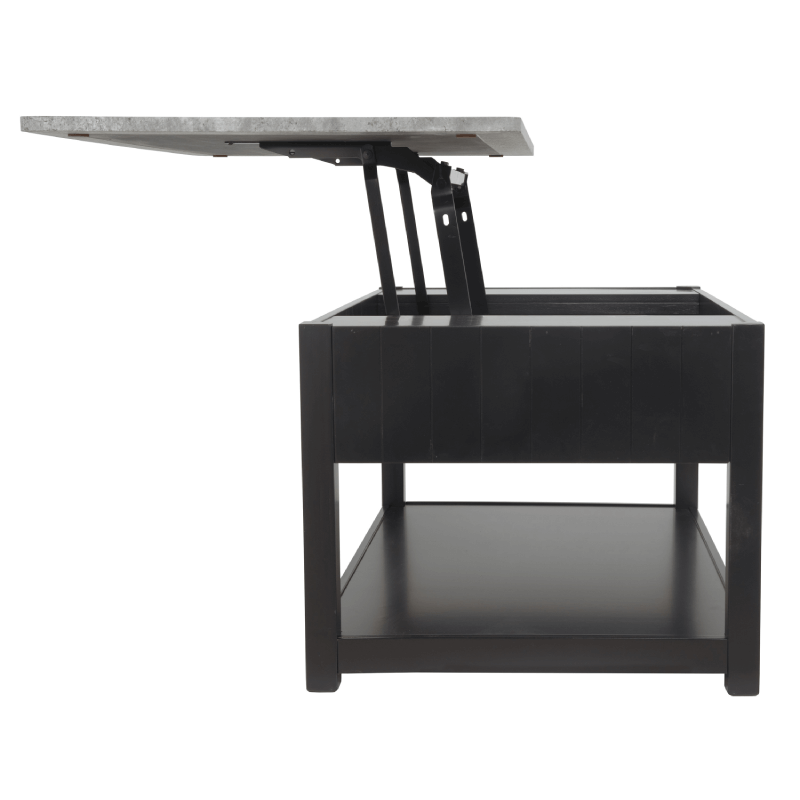 Ezmonei Coffee Table with Lift Top open side view product image
