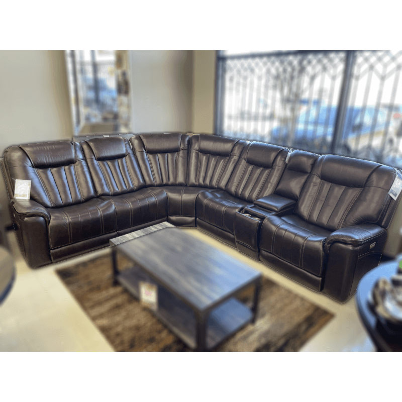 Corklan Power Reclining Sectional Sectional By Ashley Furniture product image