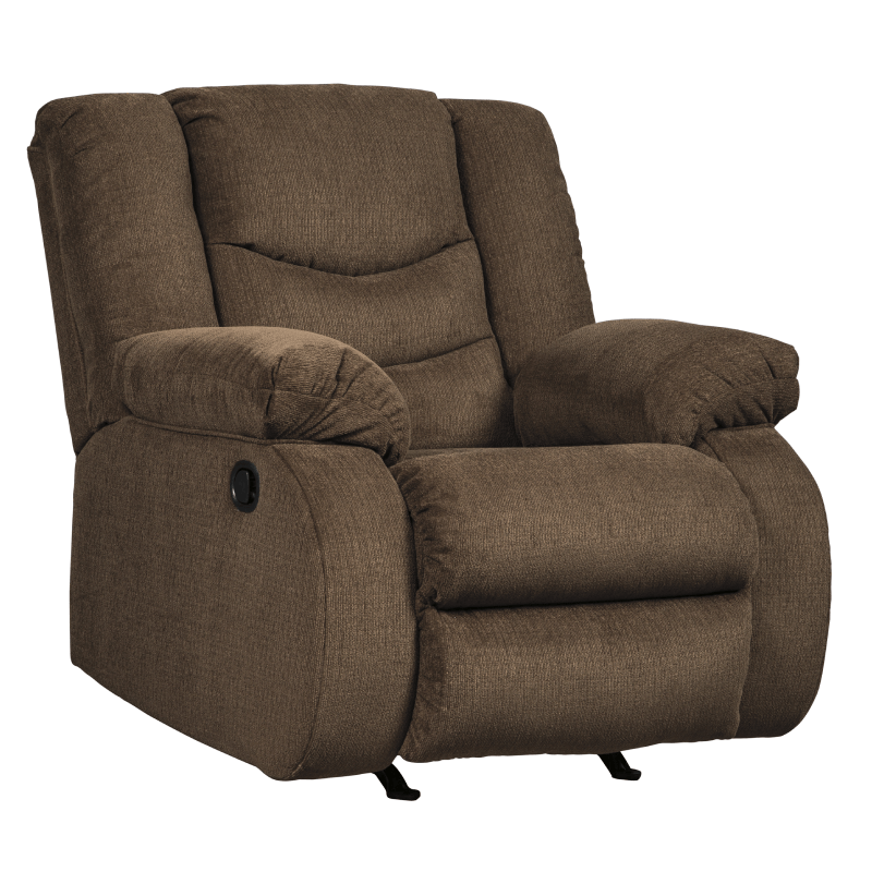Tulen Rocker Recliner in Chocolate By Ashley no background product image
