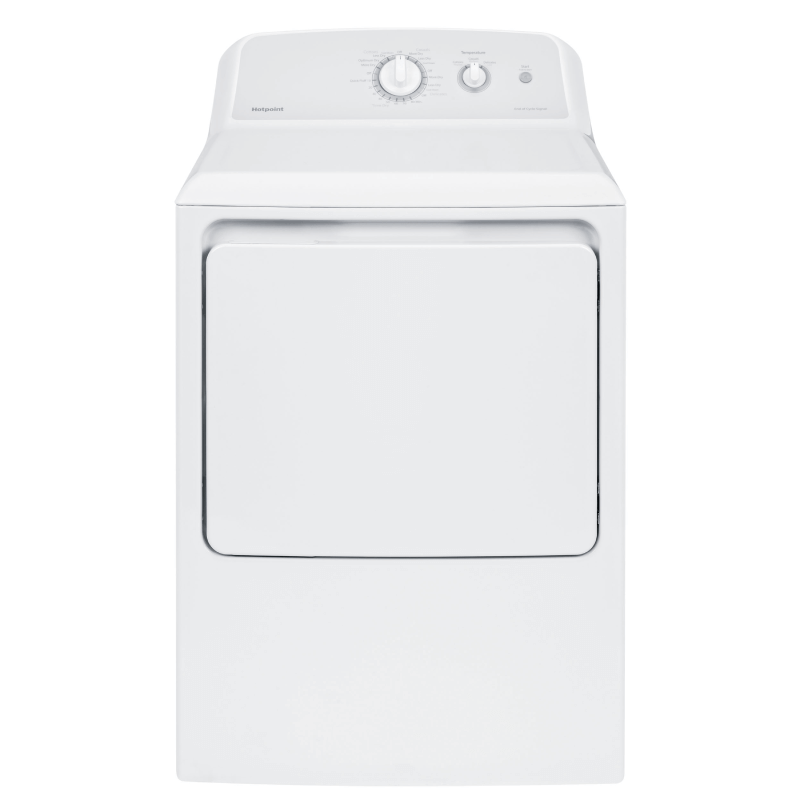 HOTPOINT® By GE 6.2 Cu.Ft. Capacity Aluminized Alloy Gas Dryer