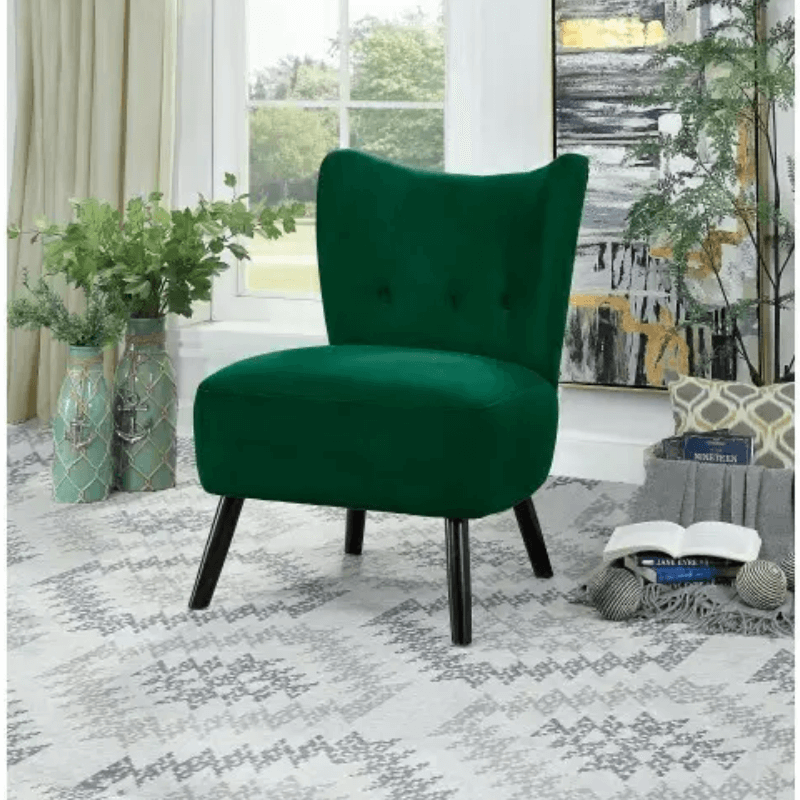 Green Accent Chair By Home Elegance