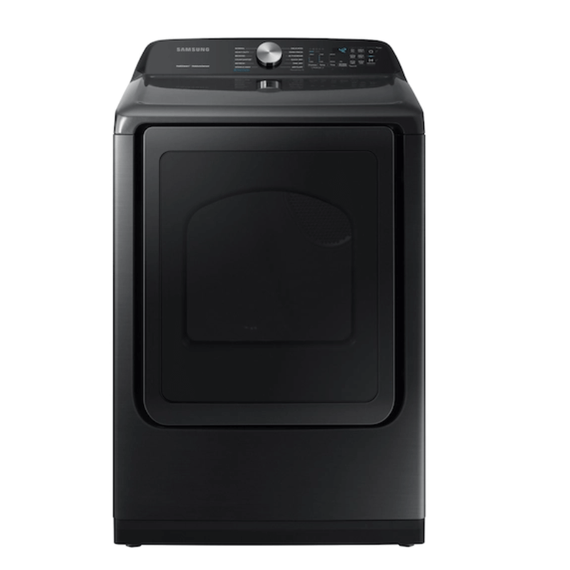 Samsung 7.4 cu. ft. Gas Dryer with Steam Sanitize+ in Black Stainless Steel
