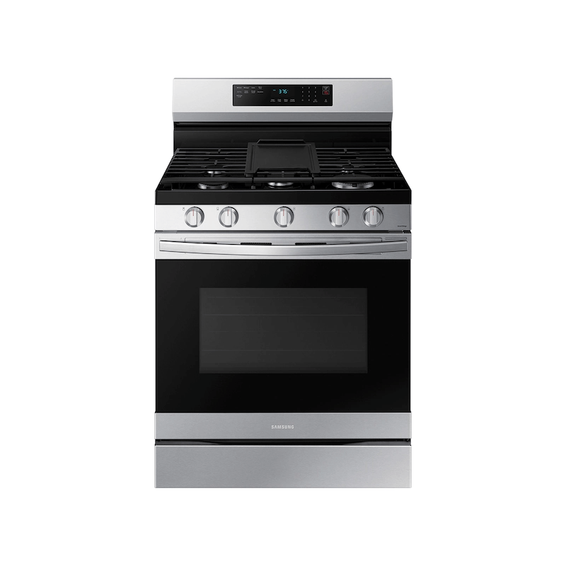 Samsung 6.0 cu. ft. Smart Freestanding Gas Range with No-Preheat Air Fry & Convection in Stainless Steel