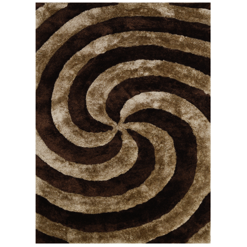 804 3D Shag in Cocoa Rug 5×7