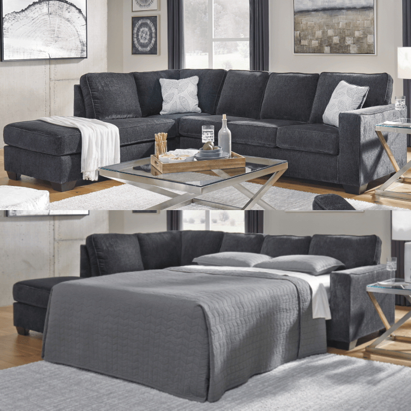 Altari 2-Piece Sectional Full Sleeper with Chaise By Ashley