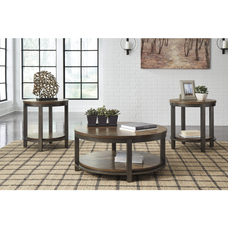 Roybeck 3 Piece Occasional Table Set By Ashley