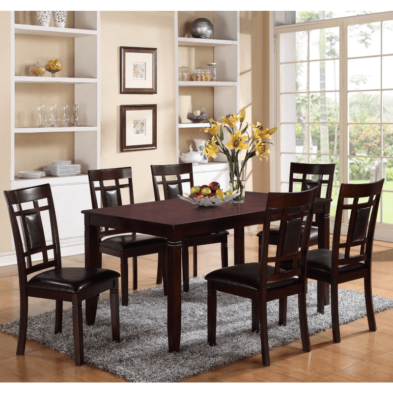 Paige 7 Piece Dining Set By Crown Mark