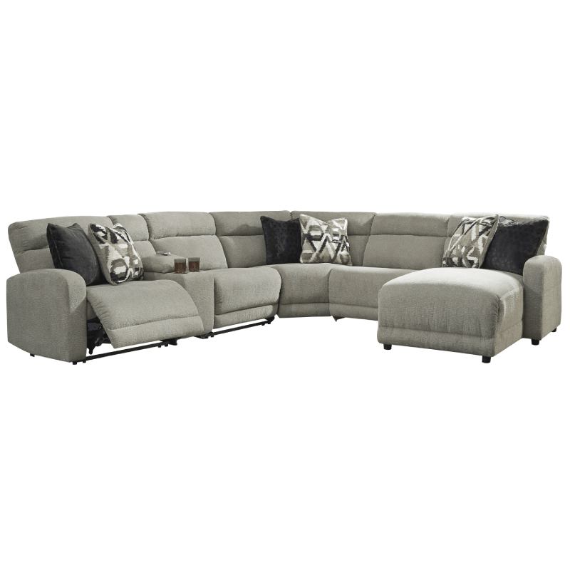 Colleyville 5-Piece Power Reclining Sectional no background By Ashley product image