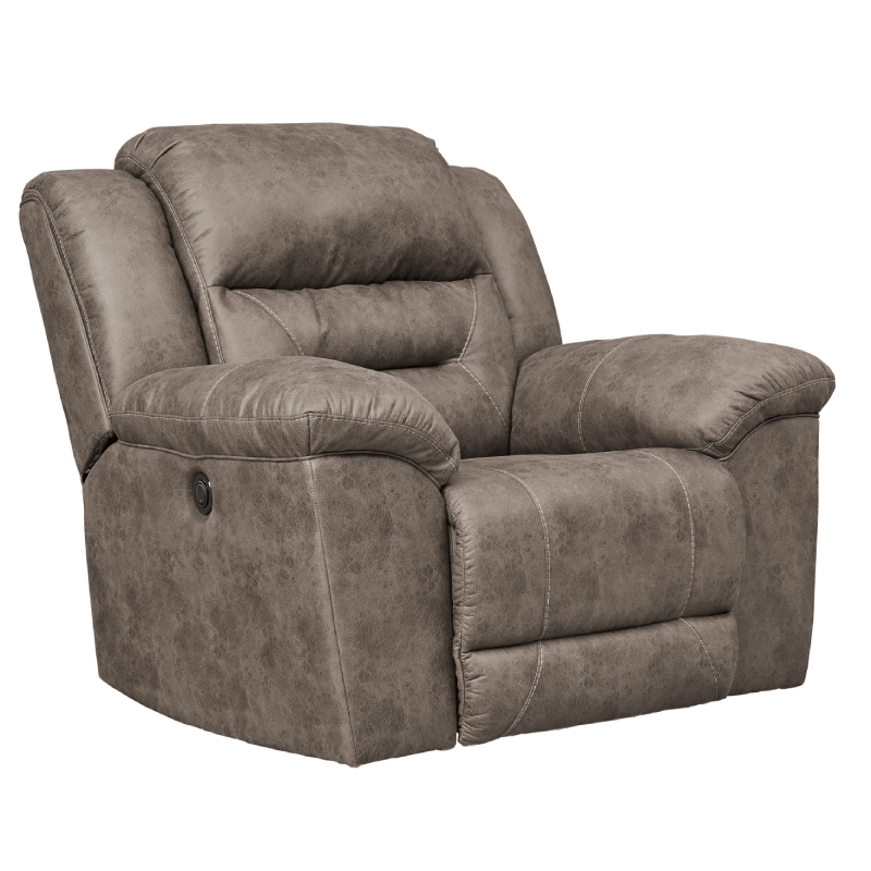 3990525 Stoneland Chocolate Recliner in fossil by Ashley product image