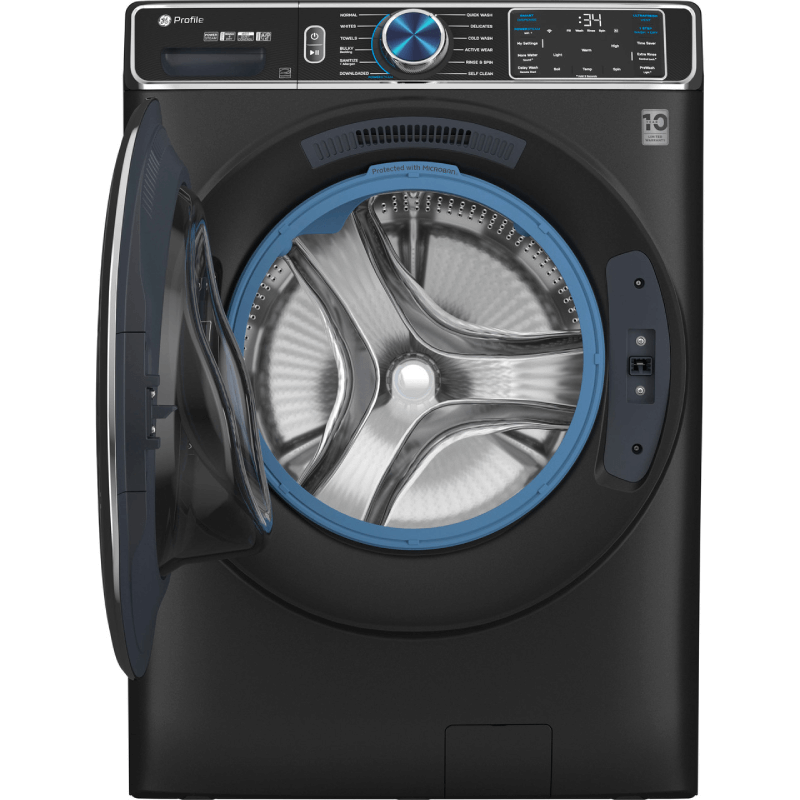 GE Profile™ 5.3 cu. ft. Capacity Smart Front Load ENERGY STAR® Steam Washer with Adaptive SmartDispense™ UltraFresh Vent System Plus™ with OdorBlock™ open product image