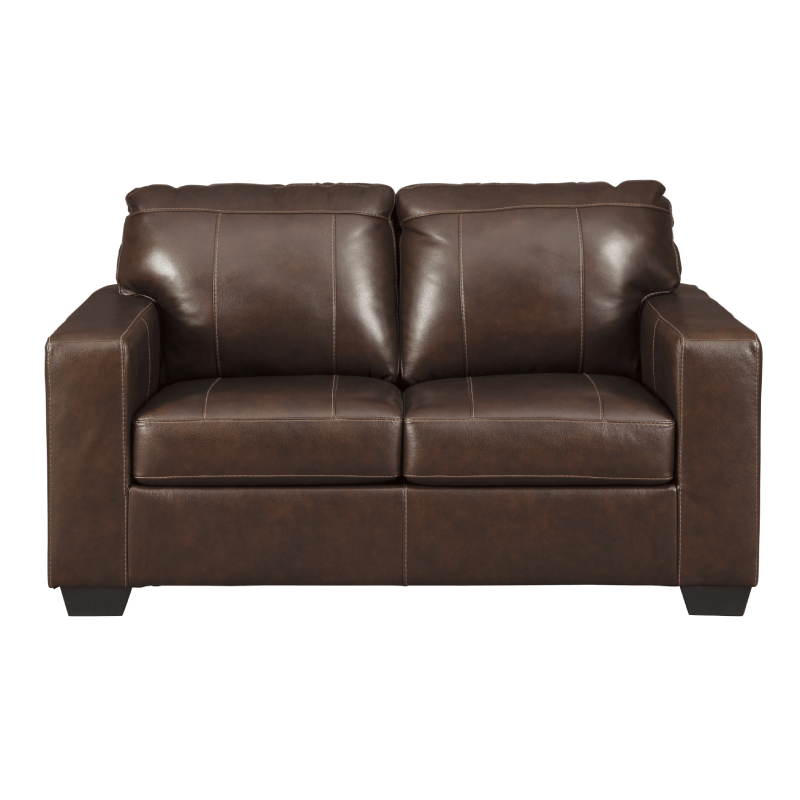 Morelos Leather Match Loveseat By Ashley