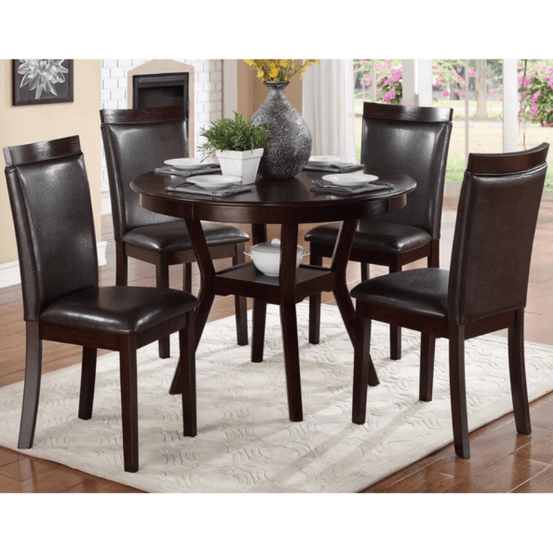 Shankmen 5 Piece Dining Set By Home Elegance zoomed in product image