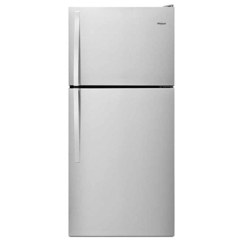 Whirlpool 18 cu. ft. 30-inch Stainless Steel Wide Top Freezer Refrigerator