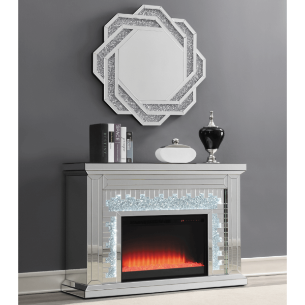 Gilmore Rectangular Freestanding Fireplace Mirror By Coaster product image