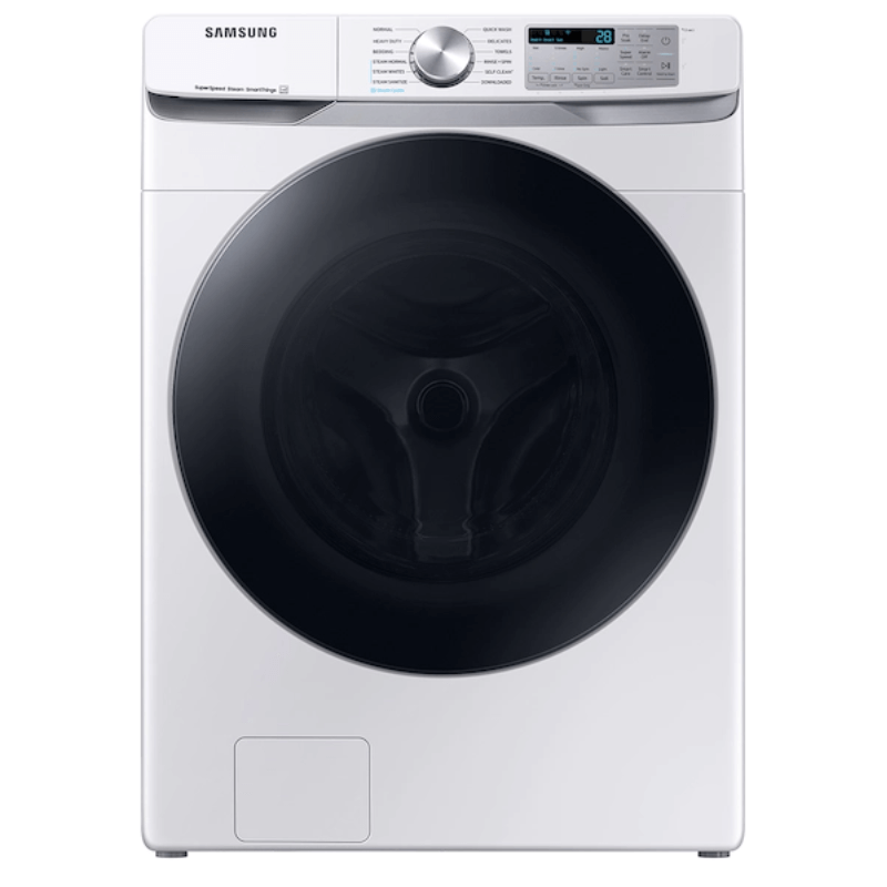 Samsung 4.5 cu. ft. Large Capacity Smart Front Load Washer with Super Speed Wash in White