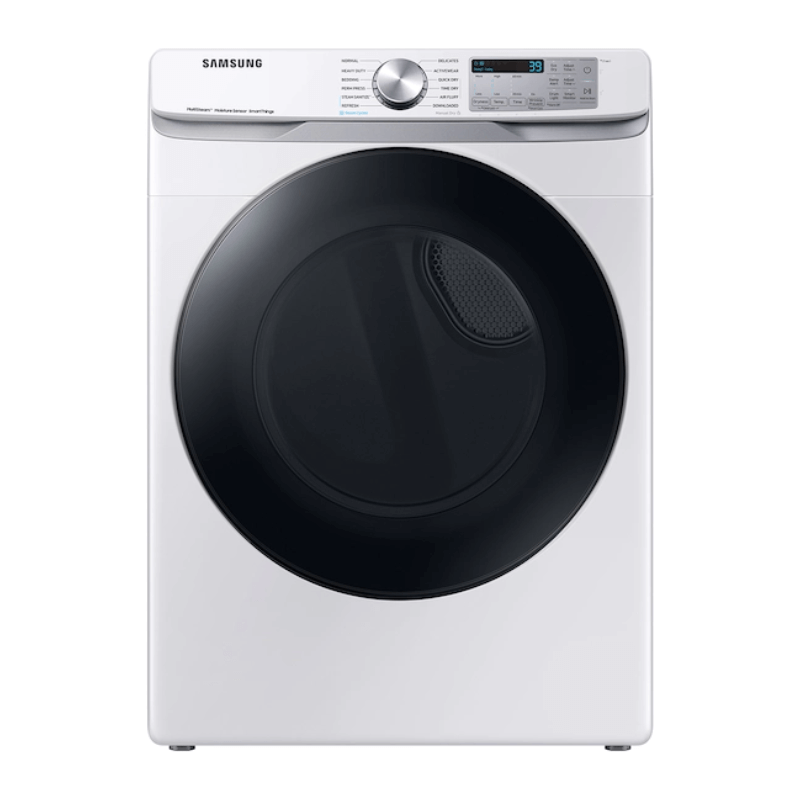 Samsung 7.5 cu. ft. Smart Gas Dryer with Steam Sanitize+ in White