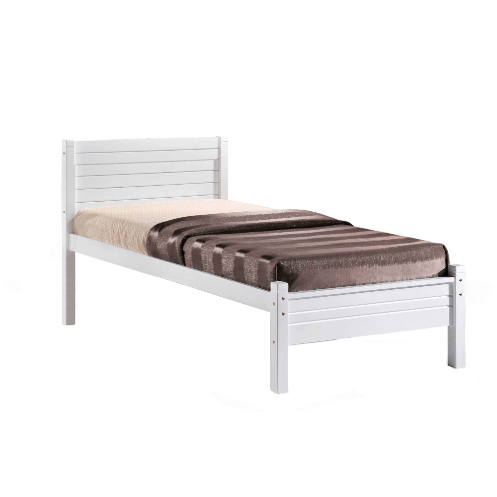 Albany Twin Bed in White By Casa Blanca