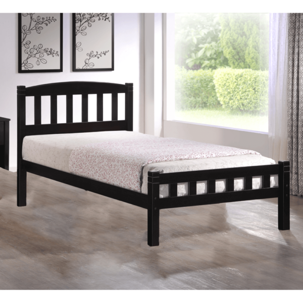 Sofia Twin Bed in Cappuccino Finish By Casa Blanca product image