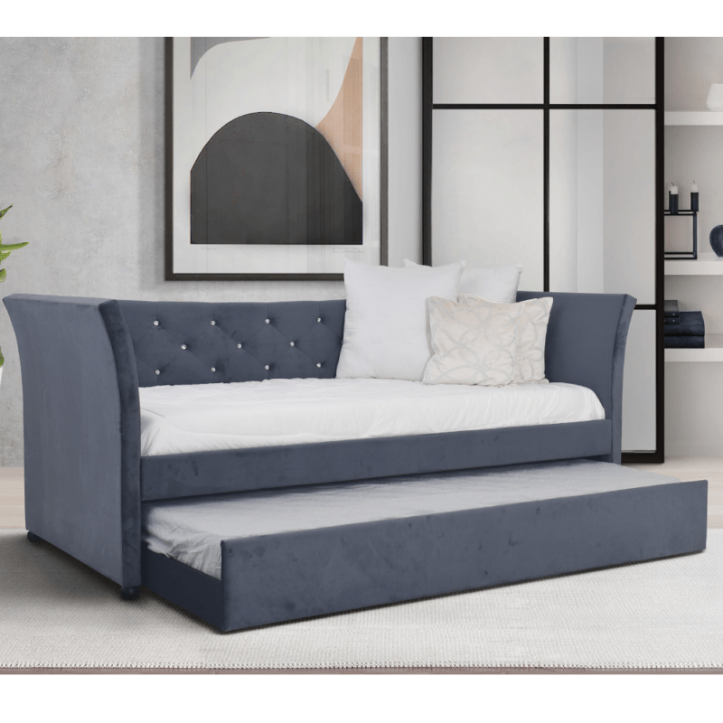 Day Bed in Slate Fabric By Milton Green Stars product image