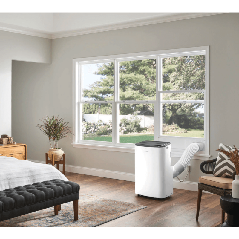 Frigidaire 3-in-1 Portable Room Air Conditioner 10,000 BTU (ASHRAE) / 6,500 BTU (DOE) in room product info
