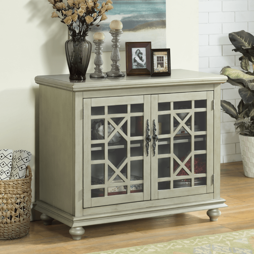 Silver Accent Cabinet By Martin Svensson Home