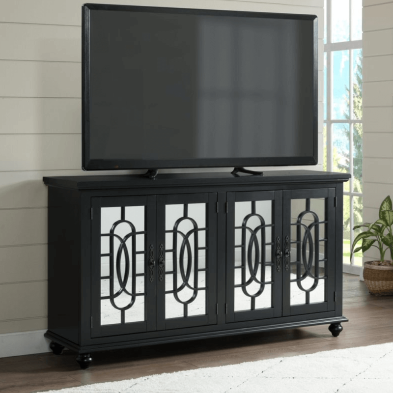 63" Black Mirrored Credenza/TV Stand By Martin Svensson Home product image