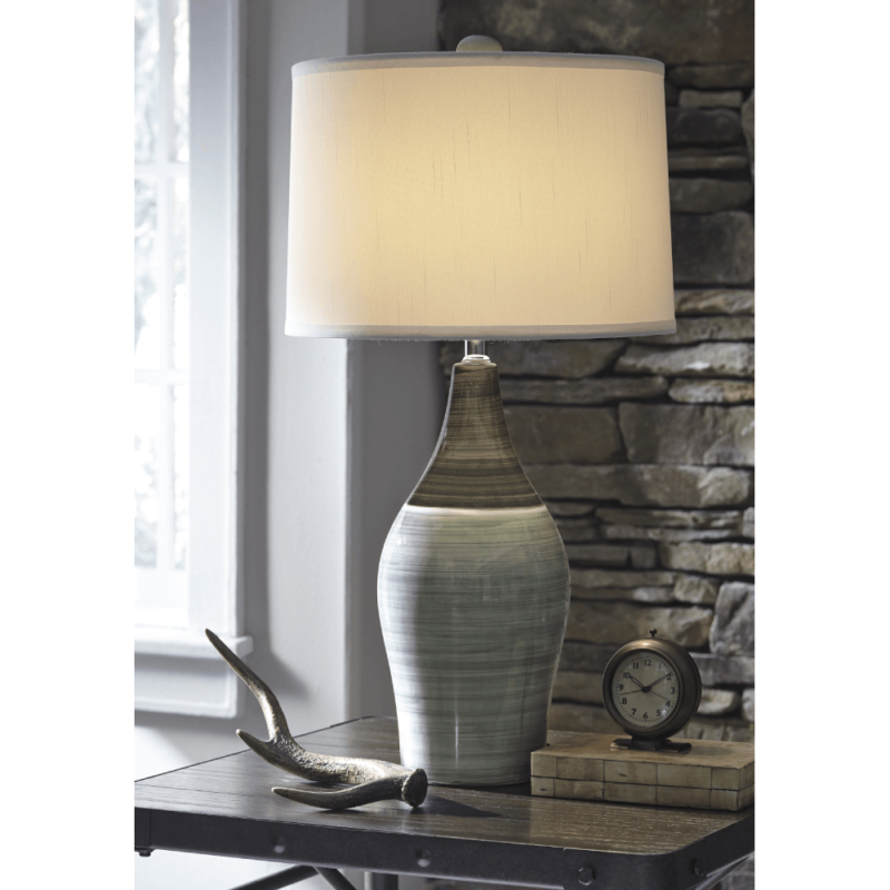 Niobe Ceramic Table Lamp By Ashley in room product image