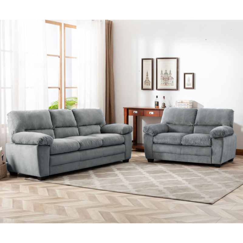 Andres in Grey Sofa and Loveseat By AC Pacific product image