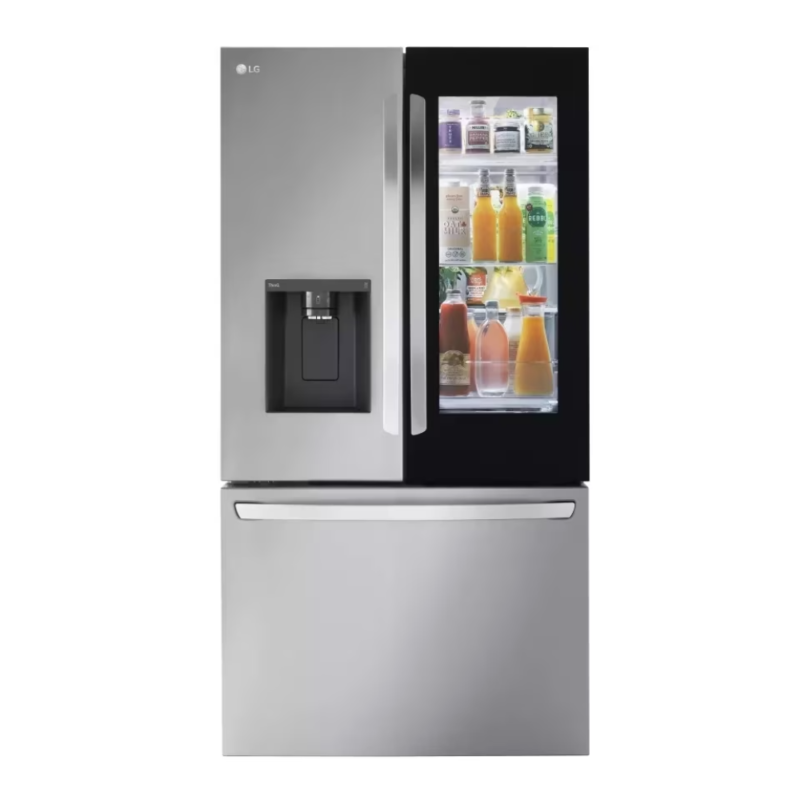 LG 26 cu. ft. Smart InstaView Counter-Depth French Door Refrigerator LRFOC2606S product image