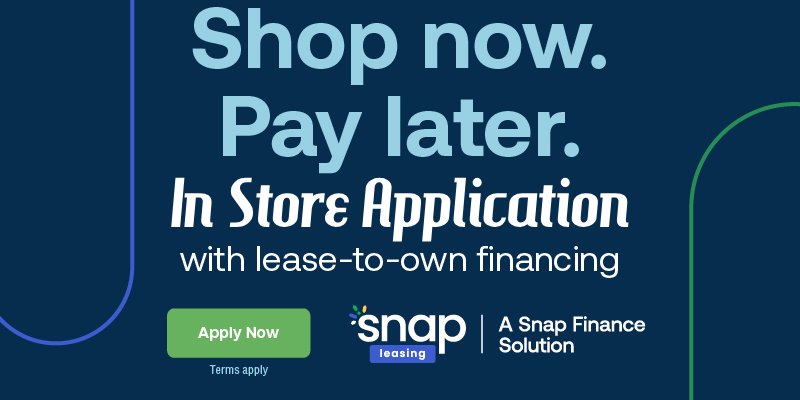 Snap Finance In store Banner in store Application Image