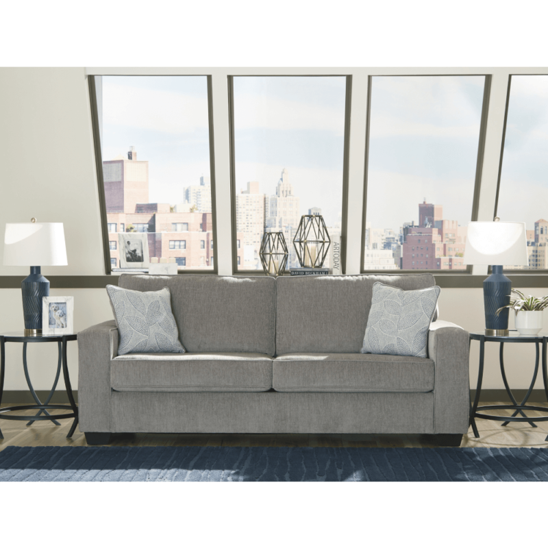 Altari Loveseat in Alloy Grey By Ashley product image