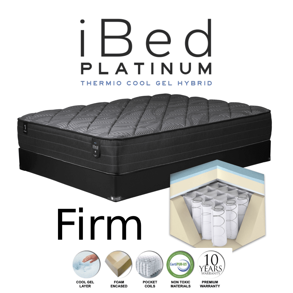 iBed Platinum Hybrid Firm By Comfort Bedding