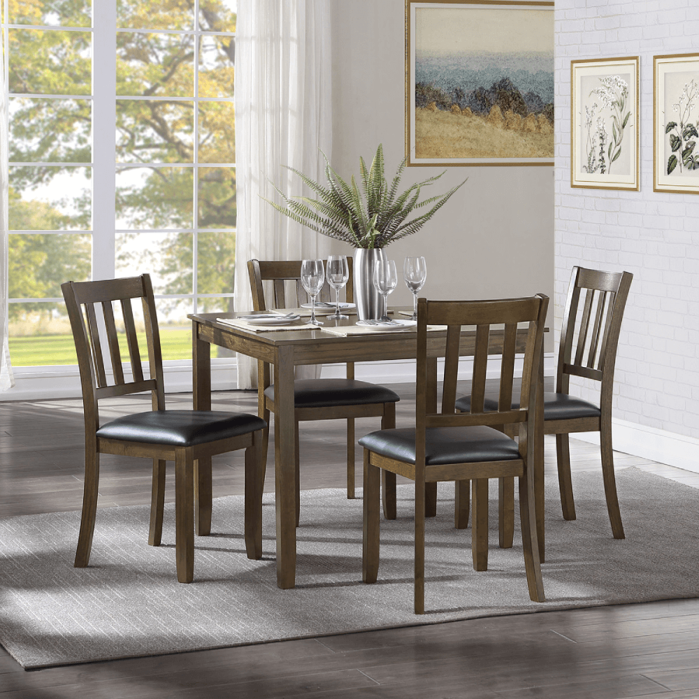 Faust 5 Piece Dining Set By Home Elegance