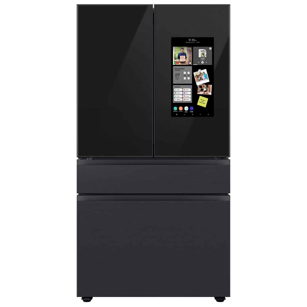 Samsung Bespoke Counter Depth 4-Door French Door Refrigerator with Family Hub