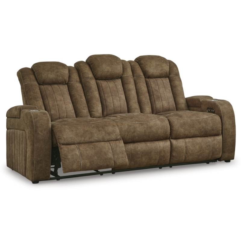 Wolfridge Dual Power Reclining Sofa By Ashley opening product image